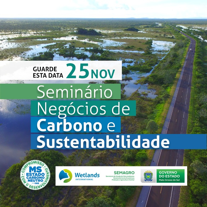 WetlandsIntBR's tweet photo. Guarde esta data 25/11!
👉 Vem aí o “Seminário de Negócios de Carbono e Sustentabilidade”, em Campo Grande, Mato Grosso do Sul. Inscreva-se: https://t.co/5bTvacJJwV https://t.co/vyacgCdEPx