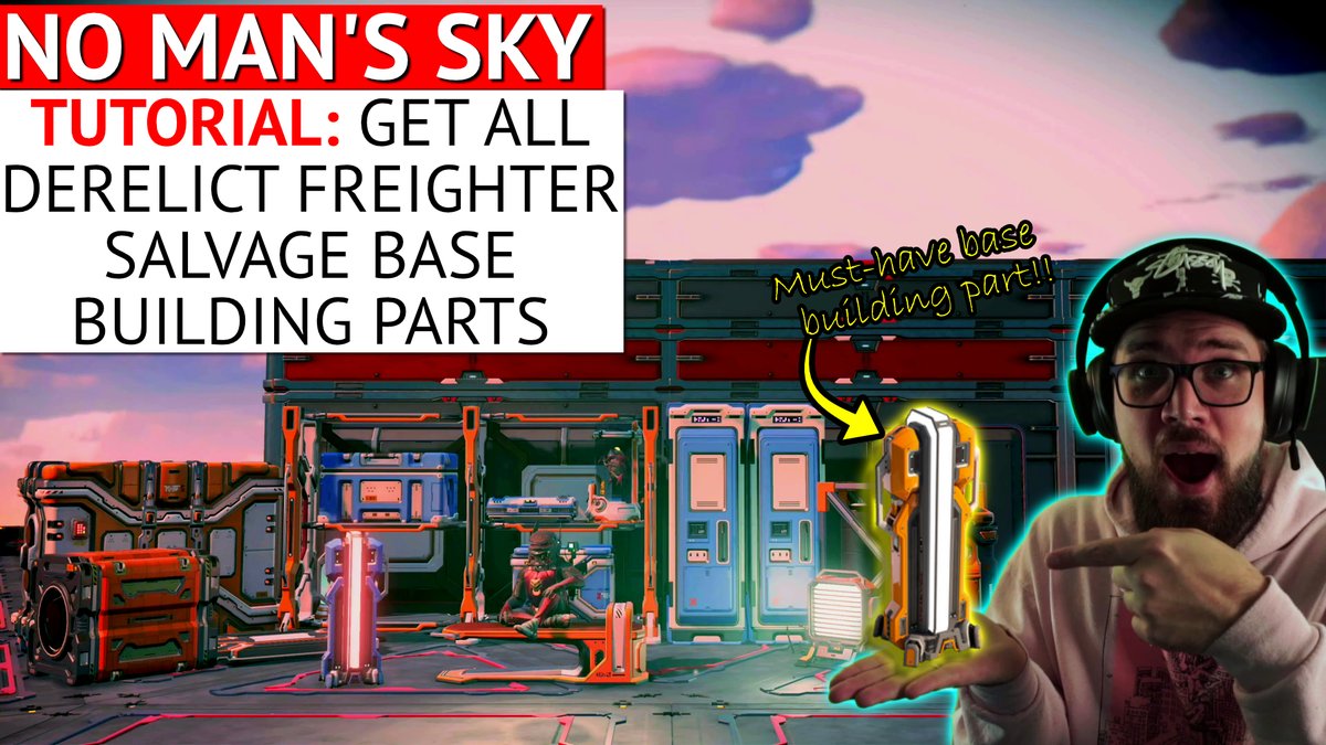 CookingDoor's tweet photo. A bit late, but should you wonder how to unlock these base building parts in @NoMansSky:
https://t.co/UlZ93dKz6C
#NoMansSky #DerelictFreighter #Tutorial https://t.co/TmaP1dxiIL