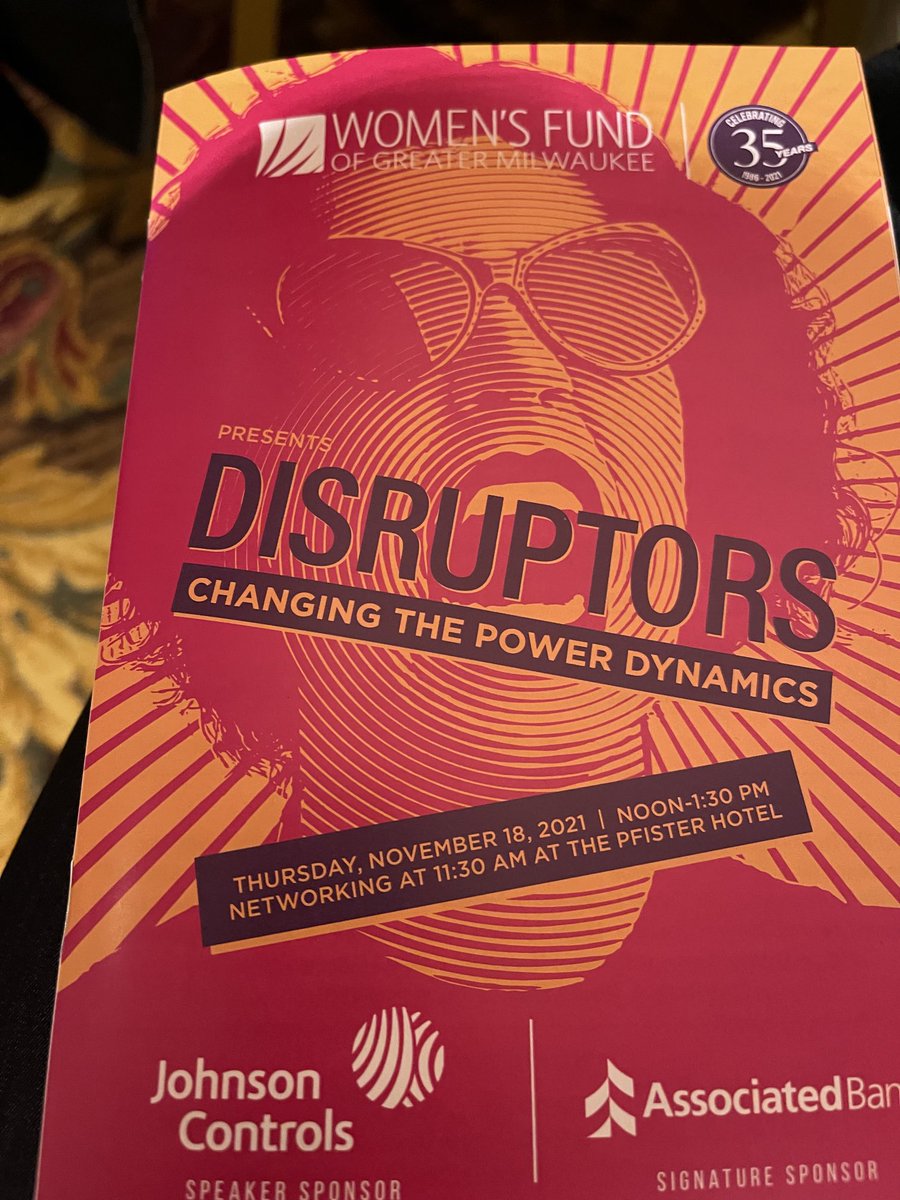 smwysocki's tweet photo. Enjoying the Women’s Fund annual luncheon featuring a conversation between Dr. Joan Prince and special guest, Abby Phillip.  Engaging conversation with powerful challenges for us all.  #mkewomen’sfund  #mkewomen #disruptors https://t.co/Ks8Grq1Ii0