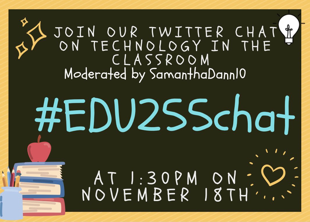 Today is our Twitter Chat! 1:30 CST.