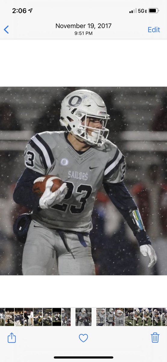Coach_Blount's tweet photo. An open note to all athletes parents.

In 2017 this young man had one of the best offensive single seasons a skill person could have. 85 receptions, 795 yards and 8 TD’s. 89 carries, 743 yards and 12 TD’s. 5/6 Passing for 2 TD’s. https://t.co/QOmxWUEhbA
