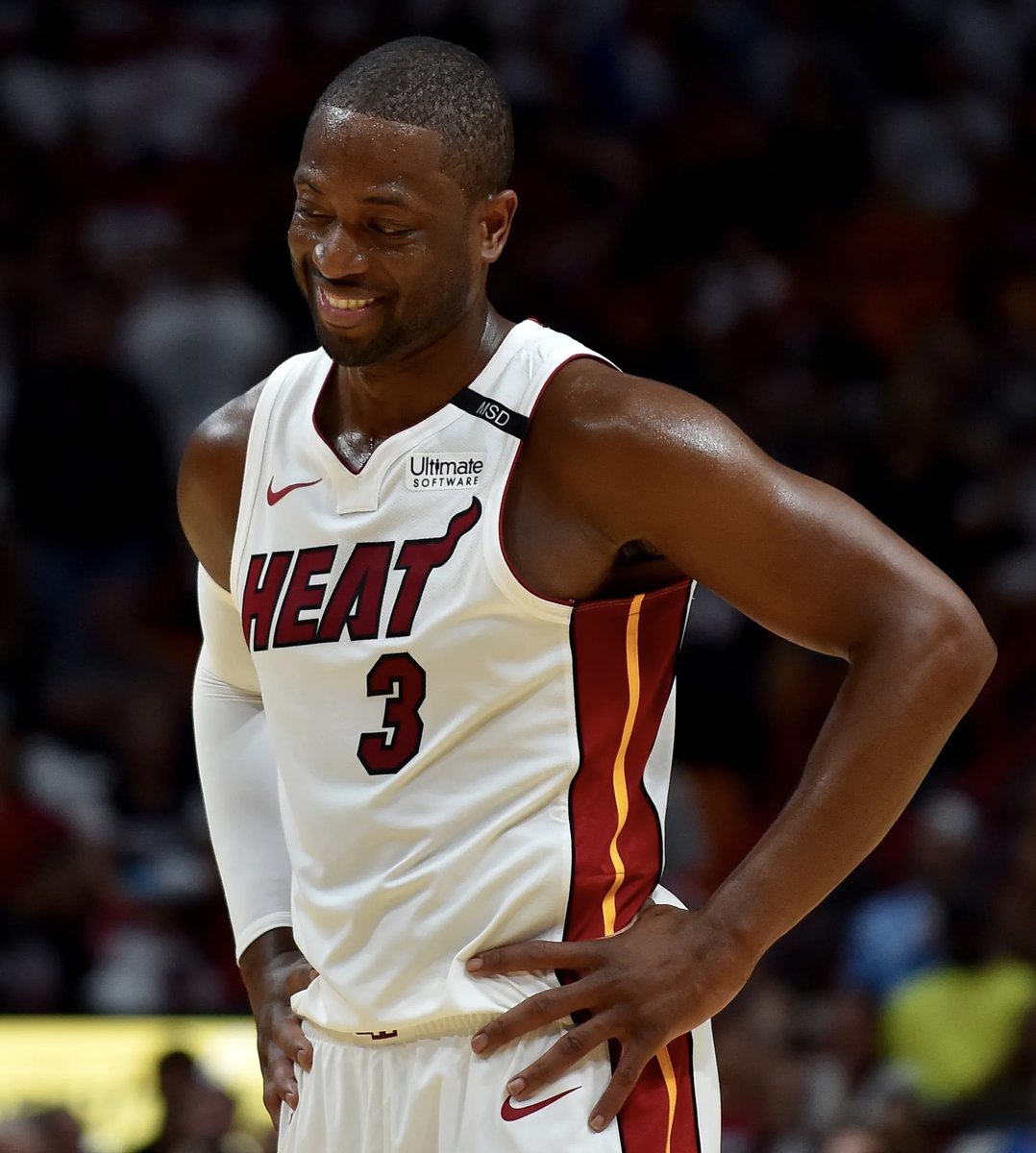 HeatNationCom's tweet photo. “I’m a Miami Heat as a basketball player. Anytime I see that jersey, anytime I see a hat, anytime somebody utters the word ‘Miami,’ I feel a sense of pride and joy.”

- Dwyane Wade https://t.co/vizwkOtmNm