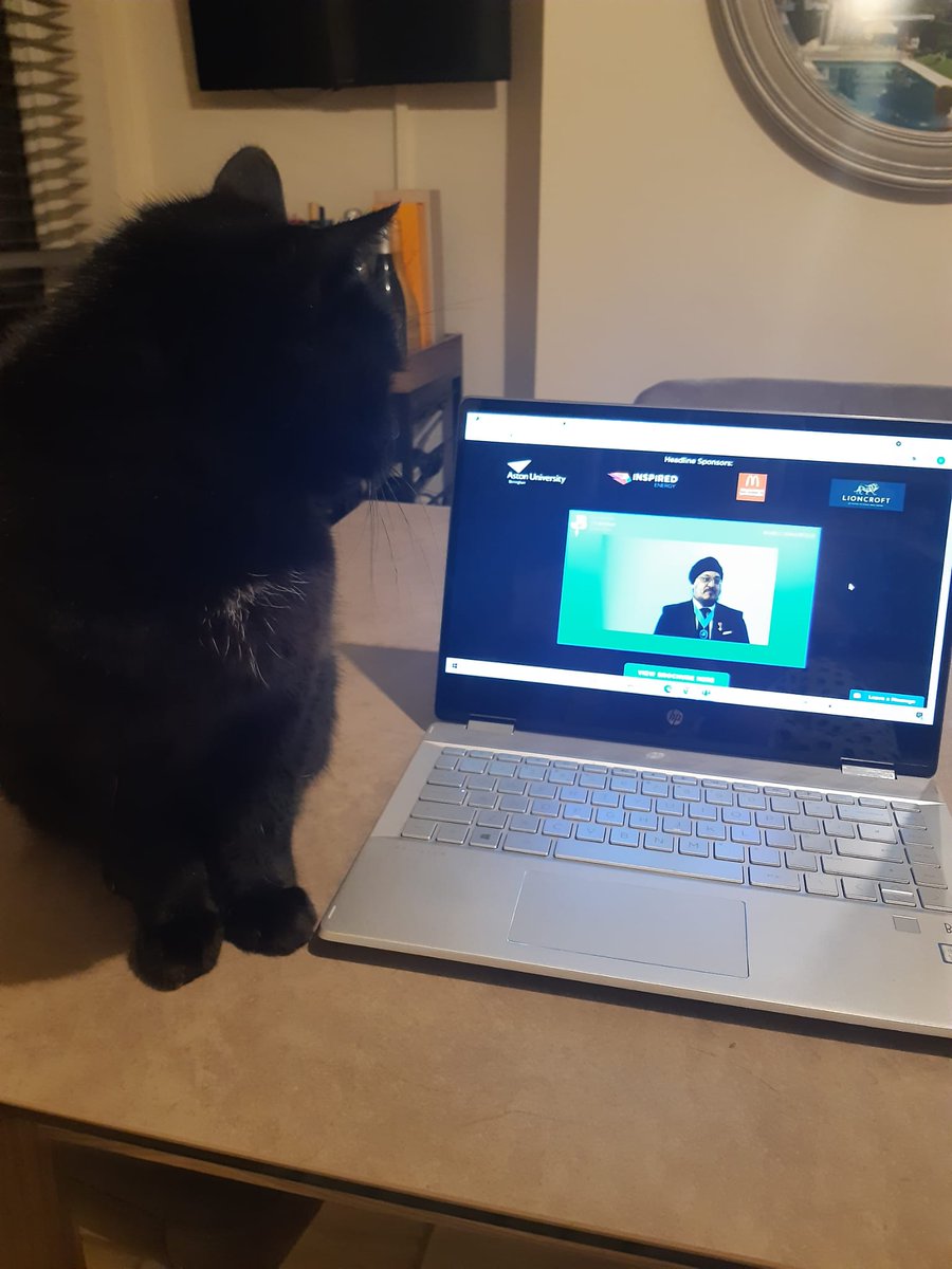 Stefardo's tweet photo. Charles tuning into #ABCCAwards21 but secretly waiting for tonight's entertainment 💃🏽. A brilliant start to the celebrations, well done @AsianbizChamber https://t.co/GzICWmxchf
