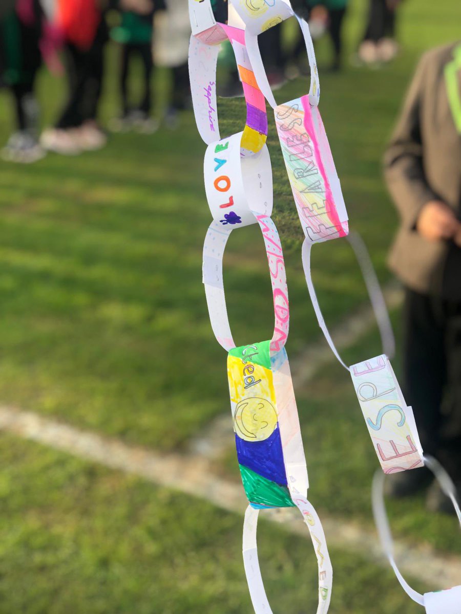 CastleHill_Ips's tweet photo. The whole school came together to link every child into our positive messages and anti-bullying paperchain. Such a powerful message, now beautifully displayed in school #nurture #AntiBullyingWeek @ASSETEdu https://t.co/JsbZHl8e0L