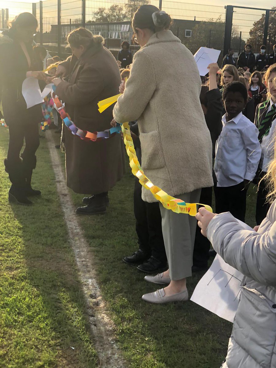 CastleHill_Ips's tweet photo. The whole school came together to link every child into our positive messages and anti-bullying paperchain. Such a powerful message, now beautifully displayed in school #nurture #AntiBullyingWeek @ASSETEdu https://t.co/JsbZHl8e0L