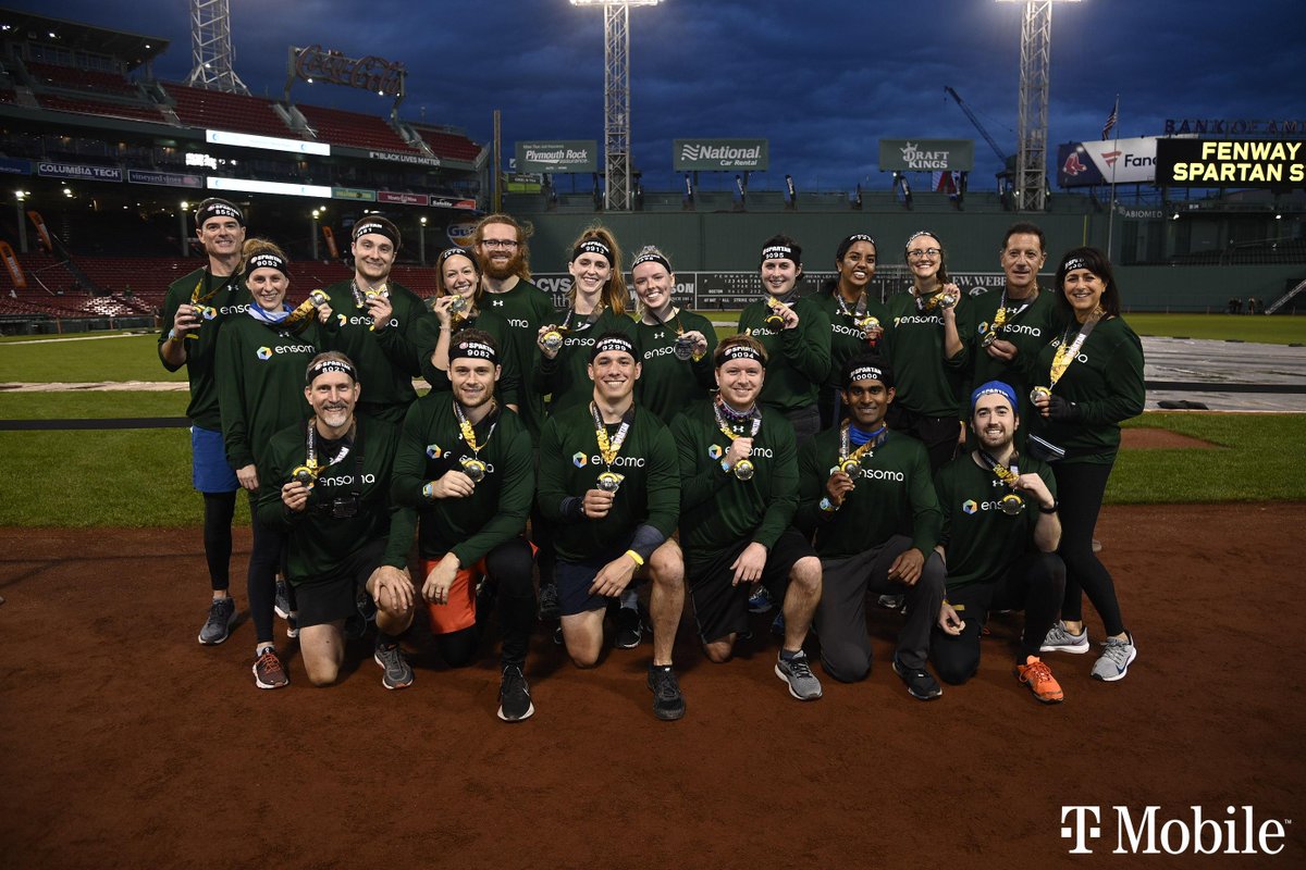 EnsomaBio's tweet photo. This past weekend, we took team building to the next level with 12 Ensoma team members competing in Boston's @SpartanRace together. They took on 20 obstacles over a 5K. A special shout-out to our CSO Rob Peters for spearheading this incredible effort. Well done, team! https://t.co/MPgAHY6gUt