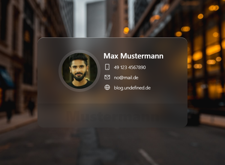 KirKone_de's tweet photo. Startet a small side project to create a contact card without storing data on a server:

https://t.co/zazkChfCGi

Code can be found here:
https://t.co/SuEFKzJ57q

Feedback is much appreciated!

#CSS #typescript #businesscard #getincontact #Feedback https://t.co/0vwfITM5P7
