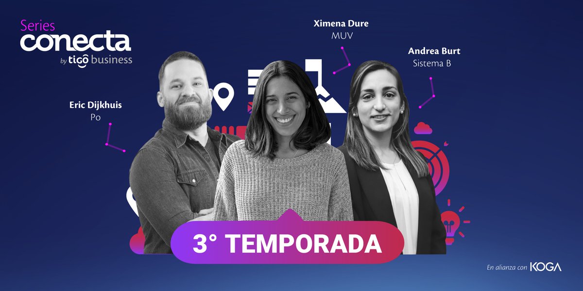 conectaPY's tweet photo. No vas a creer todo lo que nos espera… ¡llega la 3ra temporada de #SeriesConecta! 🥳💥
Nuevos speakers que nos acompañarán y compartirán su conocimiento y experiencias del mundo del emprendedurismo. 🤩
🧐 ¿Qué pregunta les harías?
@Eric_Dij @XimeDure @andrea_burt https://t.co/lYU7JMfj8G