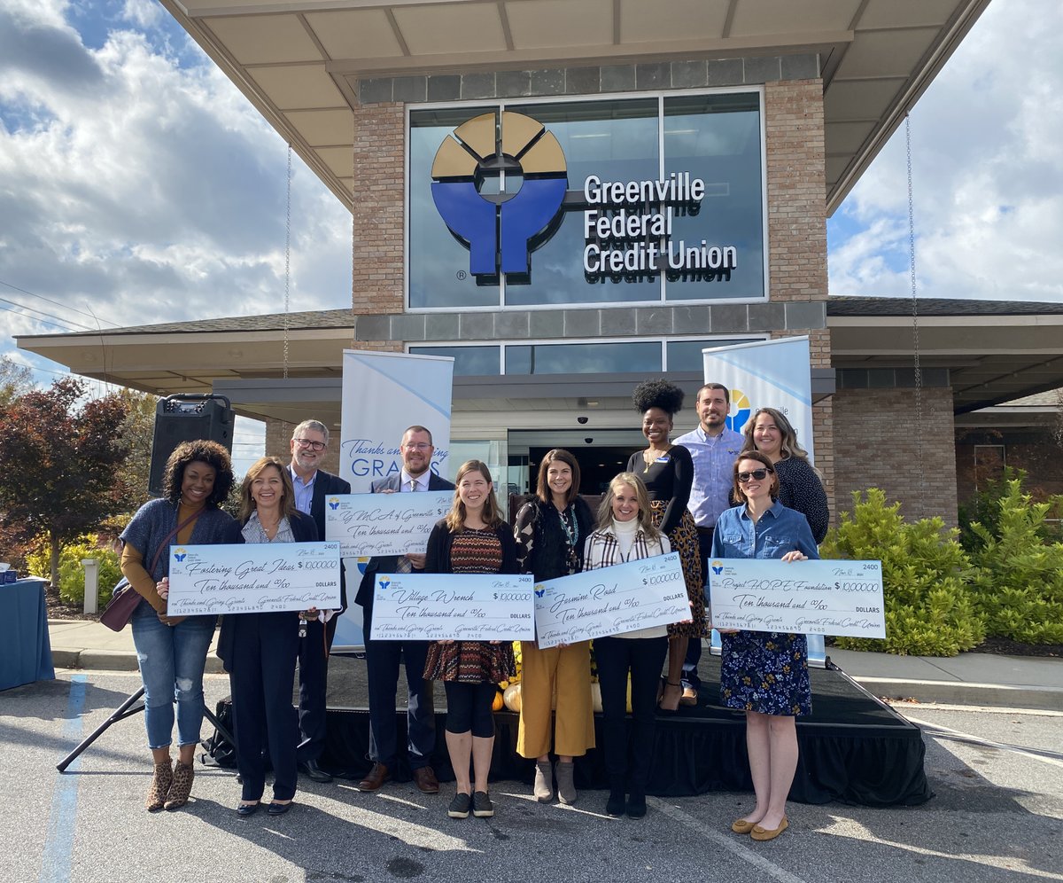 Today we are so excited to announce the five recipients of our 2021 Thanks and Giving Grants! Congratulations to Village Wrench, Jasmine Road, Inc., Fostering Great Ideas, Project HOPE Foundation, Inc., and YMCA of Greenville! tinyurl.com/rxz2y3nu #Community #GivingBack