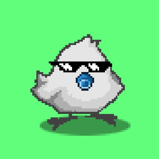 ZeyyBi's tweet photo. "Never Ever Sell" #babychick #NFT 😎💚 https://t.co/W3IgnY1IeO