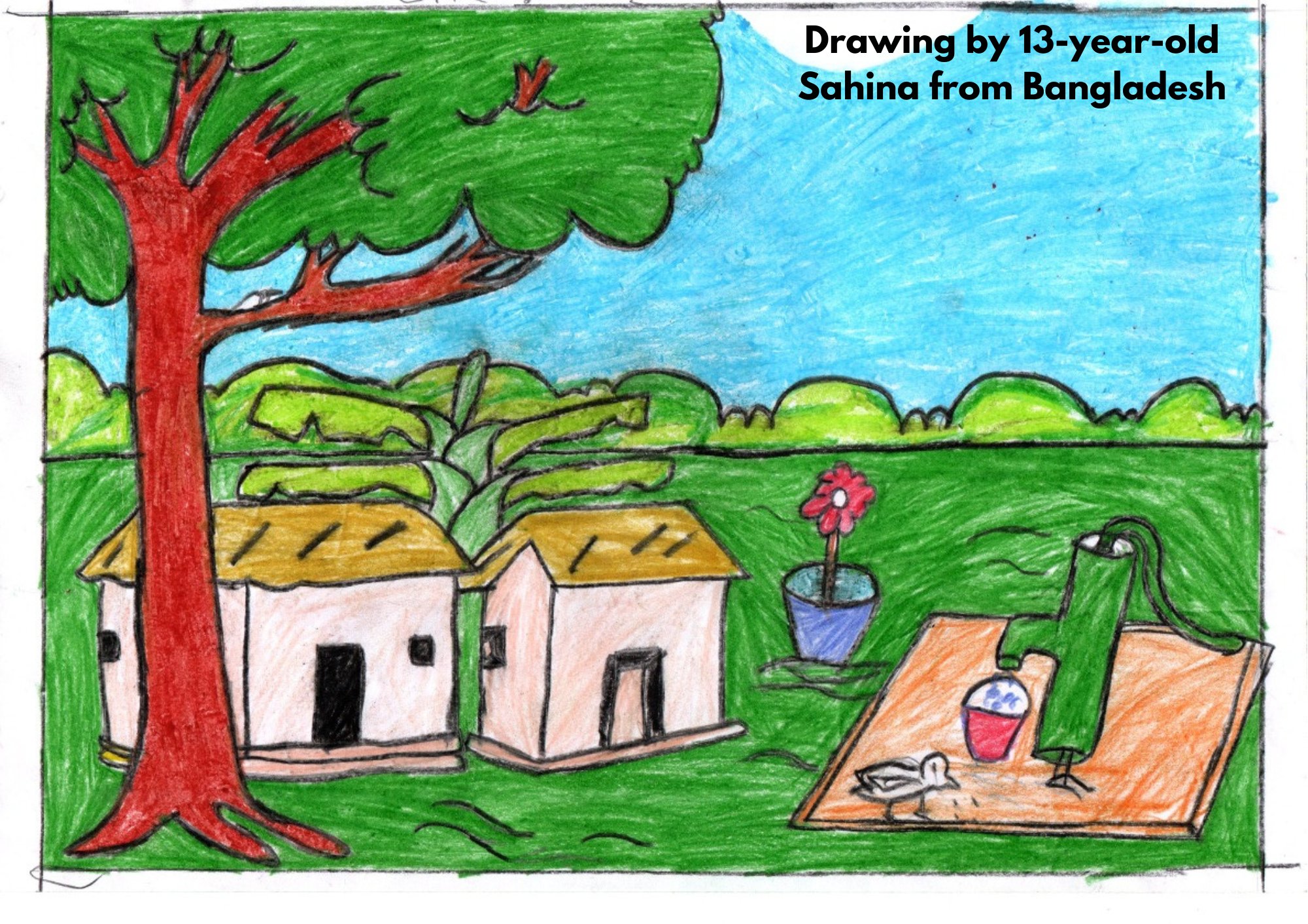 Clean Community Drawing