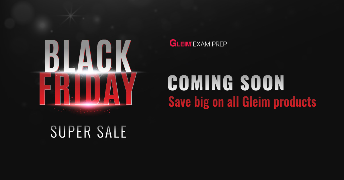 We’re counting down to our #BlackFridaySale. Our family business has helped accountants and auditors grow their careers for over 45 years. Now it’s your turn to pass your exam! Gleim is here to help you succeed. Get ready to save 40%. bit.ly/2ZOPYuC #CPAexam