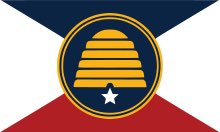 Back9Ben's tweet photo. Day 24 of Guess The Made-Up Flag’s State!  #flagchat https://t.co/Won0gtJGUS