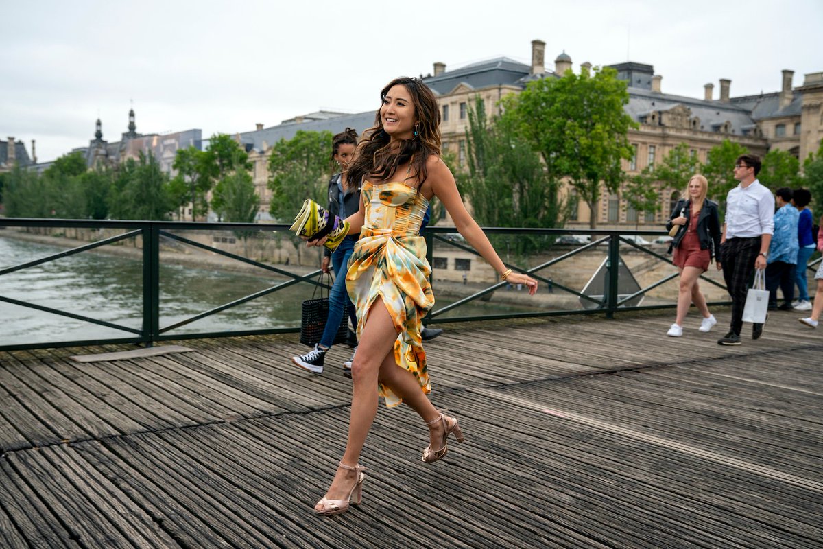 netflix's tweet photo. Emily in Paris Season 2 is not messing around when it comes to fashion https://t.co/DAAPW0hlgT