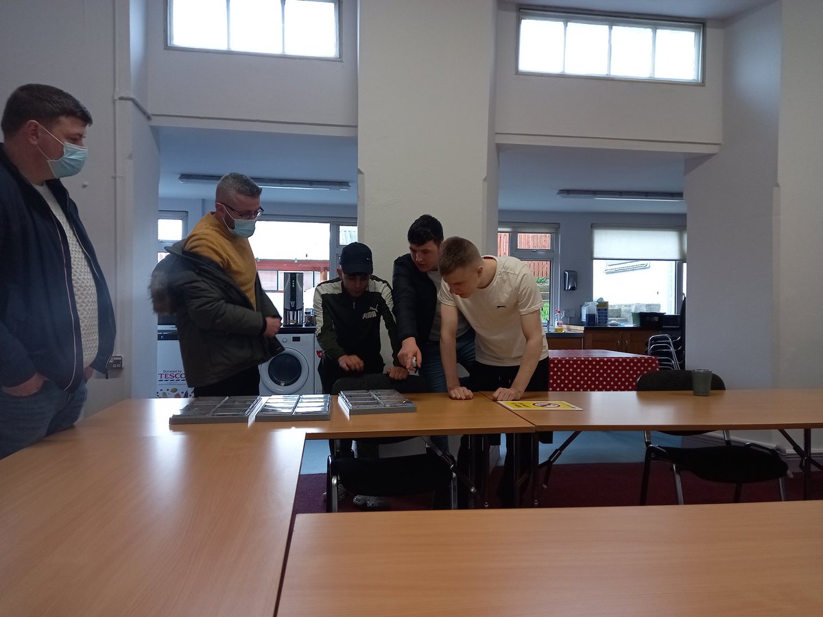 DASHMobileUnit's tweet photo. Big thanks to the lads in the Cork Foyer for hosting the DASH initiative today.@AshMccormack11 from the Sexual Health Centre @SHC_Cork provided a great interactive workshop on testing and "What Sexual Health means to you"? The lads also enjoyed the Drugs &amp; Alcohol segment.@cldatf https://t.co/C20mmvKOE9
