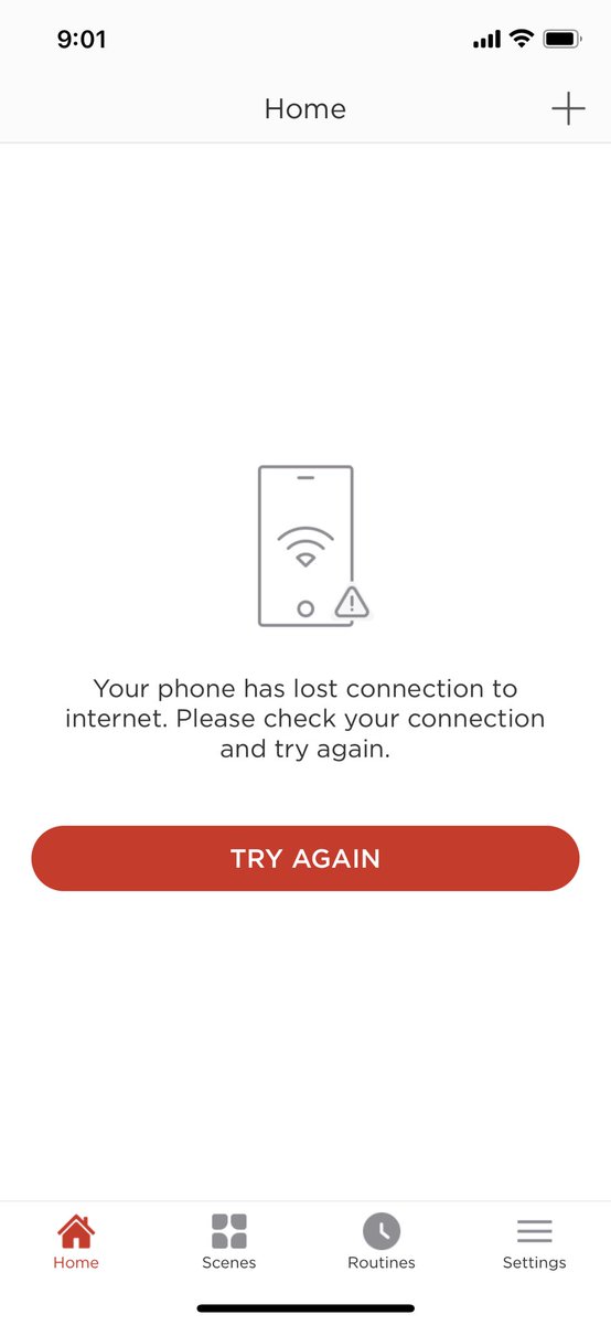 thebrothermark's tweet photo. @SengledUSA Loved that your app blamed my internet, for your outage. Nice that I didn’t waste time trying to troubleshoot because of it… oh wait. https://t.co/V8zBDyVBjM