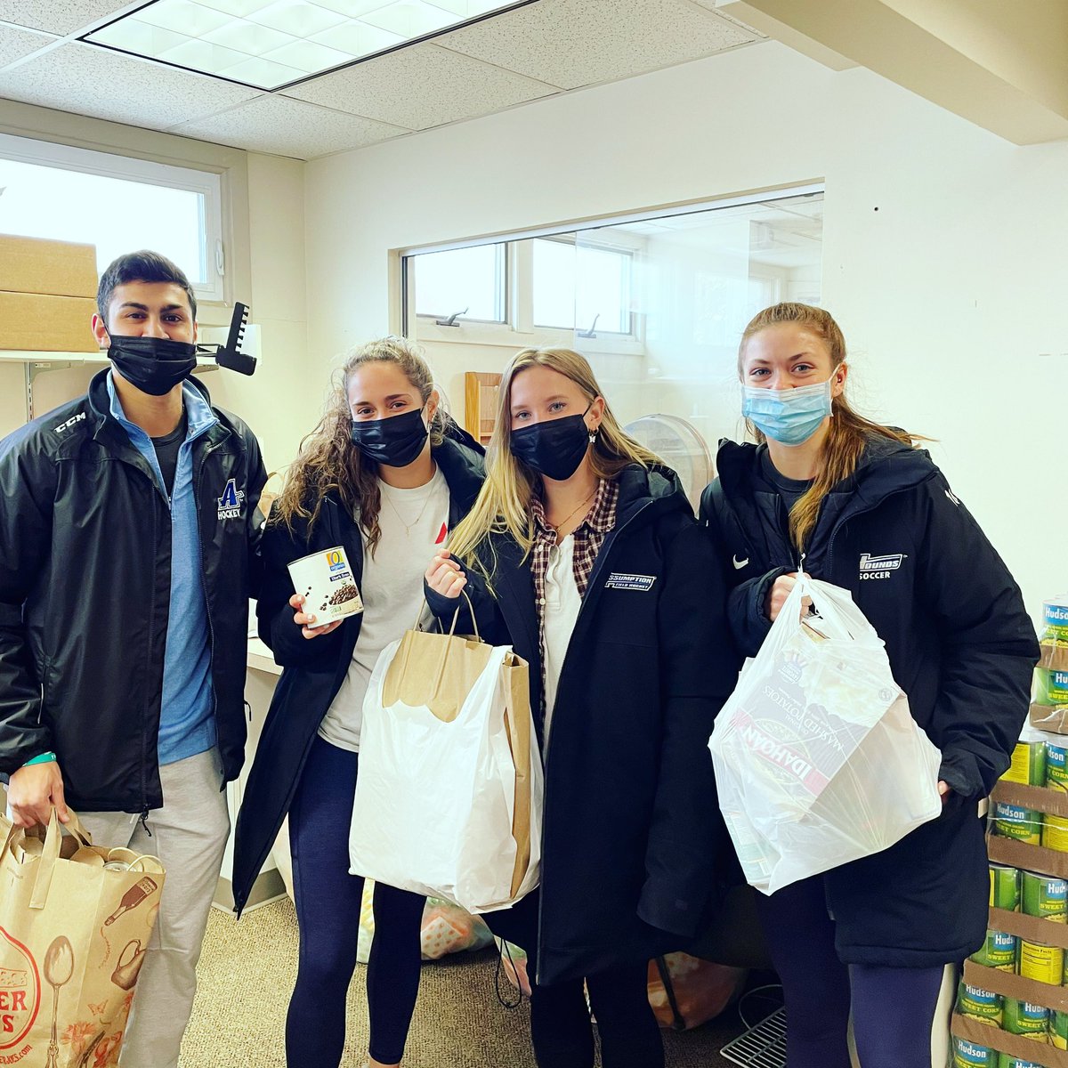 Assumption University Athletics (@goassumptionu) on Twitter photo Our awesome SAAC leaders dropped off canned goods and over $1300 worth of donations to Pernet Family Health Services this week! <a href="/AssumptionSAAC/">Assumption SAAC</a> Our awesome SAAC leaders dropped off canned goods and over $1300 worth of donations to Pernet Family Health Services this week! <a href="/AssumptionSAAC/">Assumption SAAC</a>