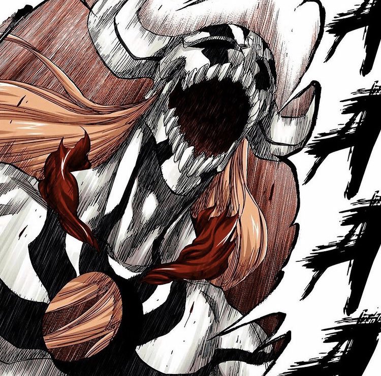 Ichigo; Vasto Lorde (Scream)  Bleach drawing, Bleach anime art