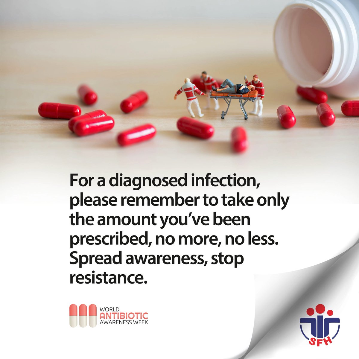 lubricaghana's tweet photo. Spreading awareness to stop drug resistance. 
Always take antimicrobial medicine under the advise of a medical professional to secure your well-being. 
#SpreadAwareness #StopResistance #worldantimicrobialawarenessweek #sfhbrands #publichealthmessage https://t.co/XjiALWtRba