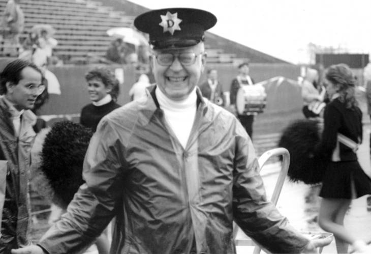 Meet Dan Hanna '47, director of bands from 1952-1987. He was known for being passionate about music, funny, and always willing to have a good time. #ThrowbackThursday