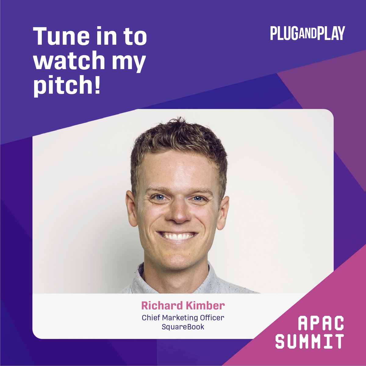 We’re pitching at the <a href="/plugandplayapac/">Plug and Play APAC</a> APAC Summit. Catch CMO @yougotrich introducing us, plus a load of other interesting people and great UK start-ups in this #virtual event.

23–25 Nov  2021
10am–6pm SGT (early am in the UK - pitch time TBC)
Register: bit.ly/3xVLj66