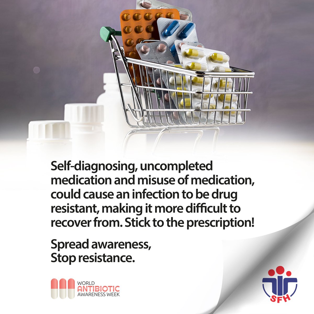 circlecondoms's tweet photo. Stick to your prescriptions from your medical professional every time! 

#SpreadAwareness #StopResistance #worldantimicrobialawarenessweek #sfhbrands #publichealthmessage https://t.co/ZV8QTfFApD