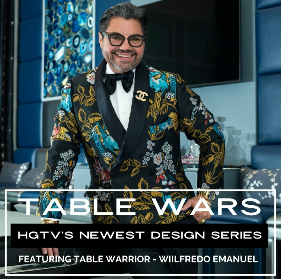 idsnational's tweet photo. IDS Member Wilfredo Emanuel is competing on HGTV's Table Wars! Tune in on Sundays at 8pm EST to see him battle it out in the first-ever extreme tablescaping competition. Congrats Wilfredo! #iloveids #joinids #tablewars #tablescape https://t.co/ueJGHusnlt