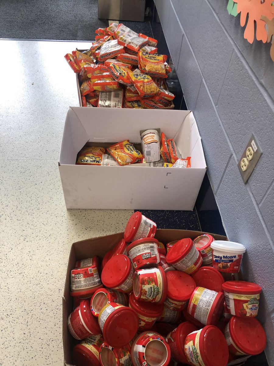 FTWoodfillES's tweet image. How awesome is this!  Our K classes have collected, sorted and created over 400 Power Packs of food for families across NKY @WittmerWES @AJonesWes @joy_layman @FTSUPT