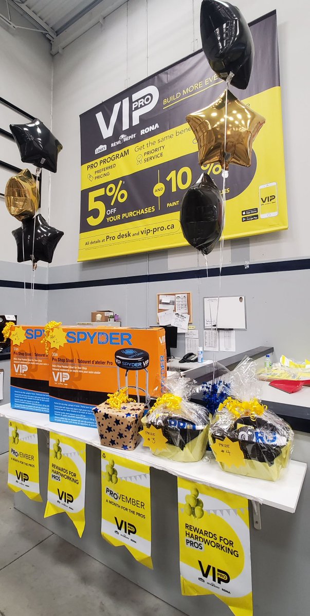 LowesCanadaCorp's tweet photo. November is Pro Month!   

From November 4th to December 1st, our Pro customers are being celebrated and rewarded through a combination of in-store and media activities.   

Thank you to our Pro customers for choosing our stores as their shopping destinations of choice! https://t.co/1U0dxRbvMD