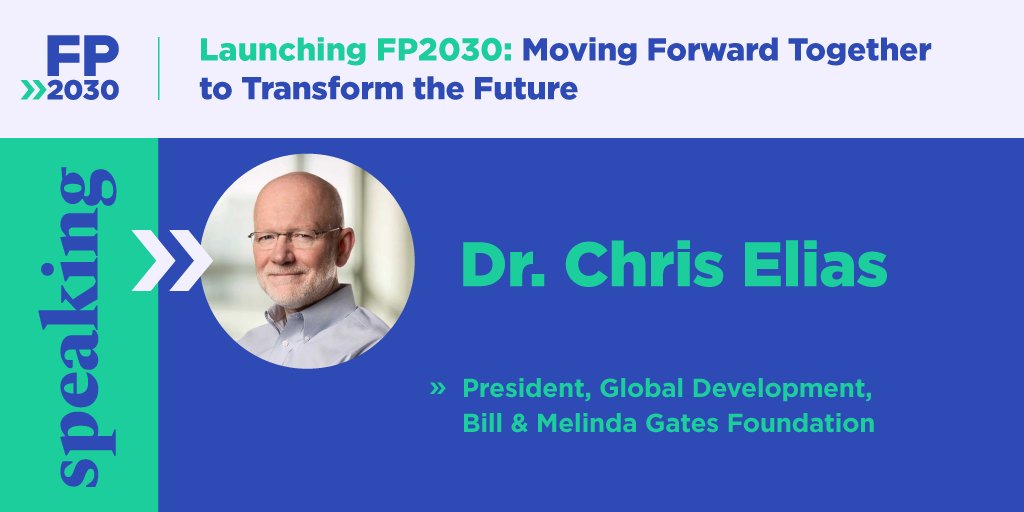 "BMGF is committing $8.5 million over the next two years to the FP2030 support network, part of larger $1.4billion for FP over next 5 years." <a href="/ChrisJElias/">Chris Elias</a> 

Thank you Dr. Chris Elias for your leadership in the FP2020 Reference Group 👏