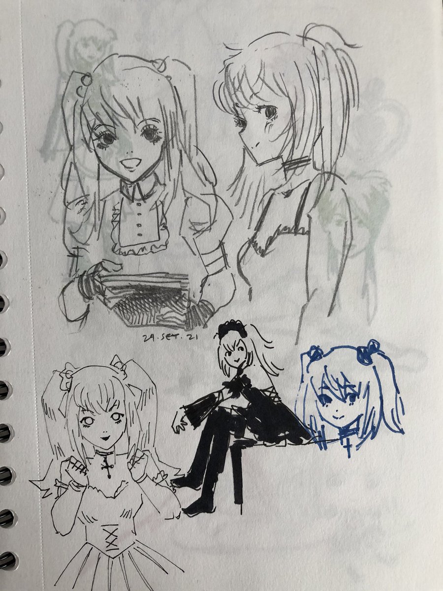 amane misa sketches🏁💘 