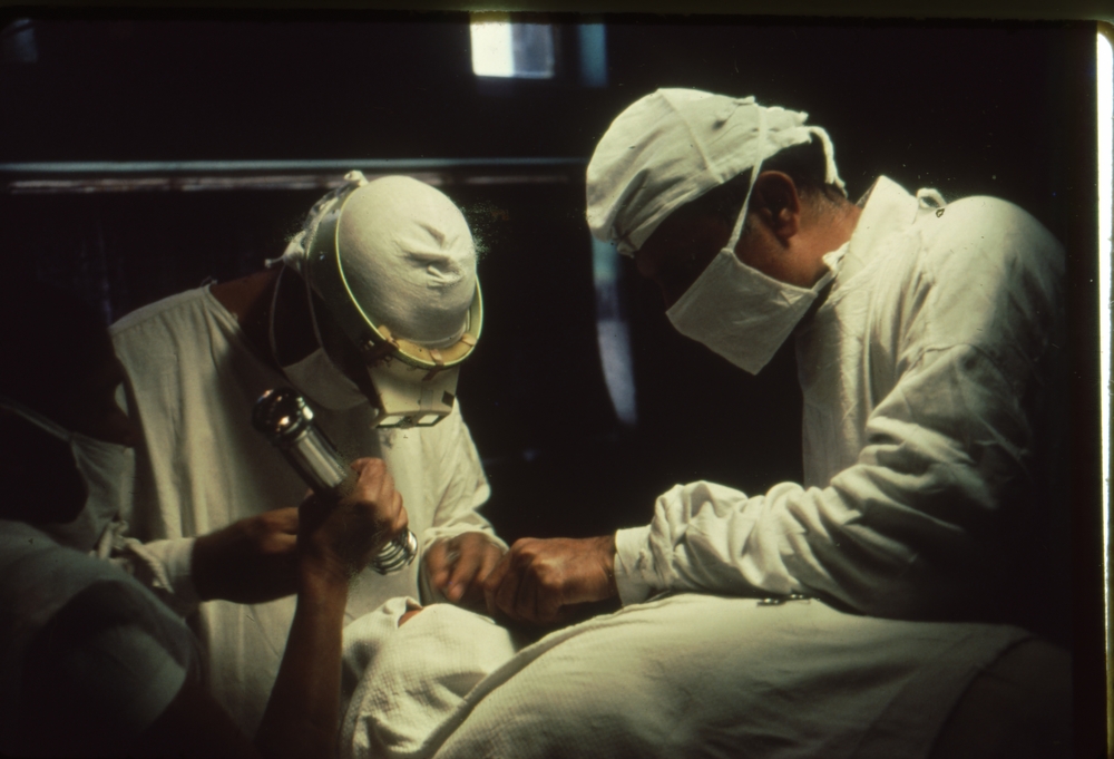 MSF_SouthAsia's tweet photo. 1978: Since the late 1970s, the stateless Rohingya people have fled persecution and violence. The Rohingya refugee crisis continues to this day.
Here, MSF surgeons are conducting surgery in a Rohingya Refugee camp.
https://t.co/grtrD1DmAi
#50YearsOfHumanity #msf50 https://t.co/n3H2gMxwZu