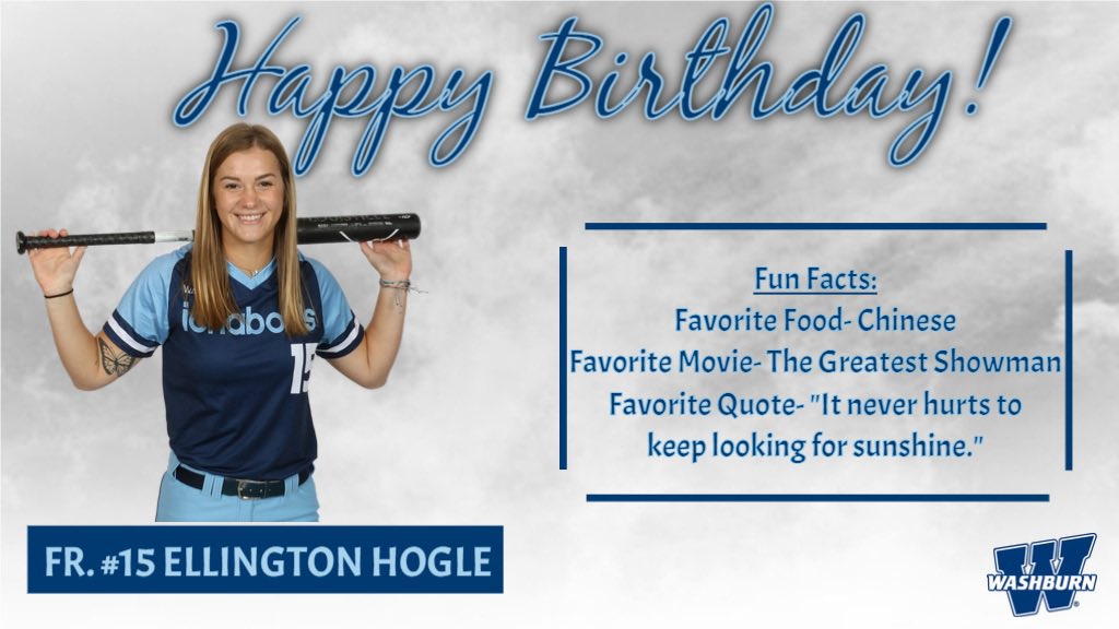 Happy Birthday to our freshman outfielder, #15 Ellington Hogle!