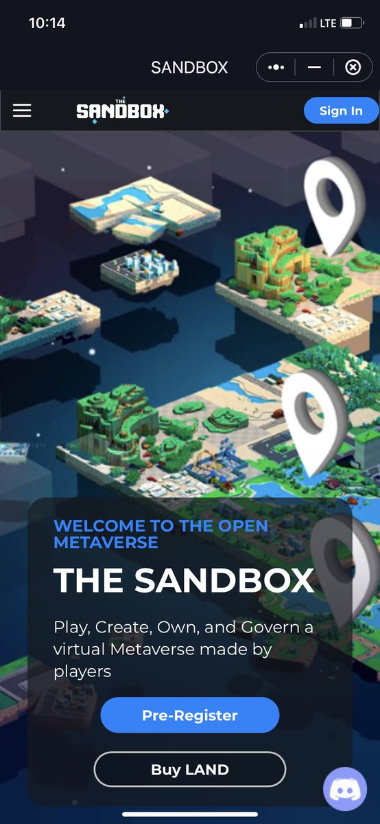 NftNika's tweet image. Let’s see what @TheSandboxGame is all about . Hitting up @decentraland afterwards. Thank you @iSafePal for having all of these grouped together nicely . Super convenient 👍🏾 #meta #Metaverse