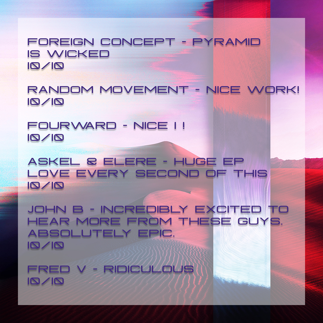 soulventrecords's tweet image. Some amazing feedback on @Circumference_&apos;s brand spanking new &apos;Breathe&apos; EP which is out today! 🏆

Big ups to @fredvmusic, @johnbbeta, @Charli_Brix, @skantiauk, @Random_Movement, @AskelElere, @ruckspin, @DossaLocuzzed + more 🥵

Listen: circumference.ffm.to/breathe.otw