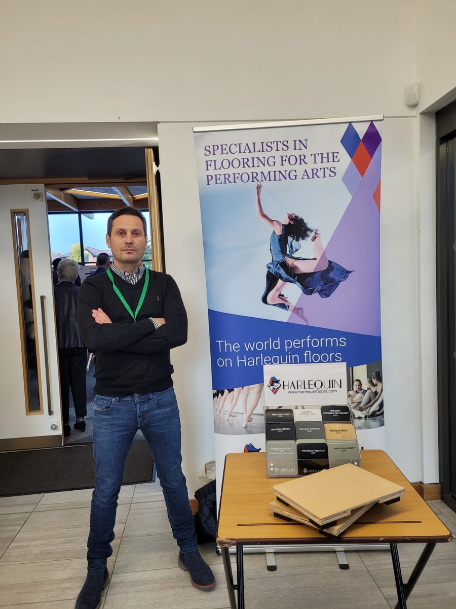 HarlequinFloors's tweet photo. John from our Harlequin Technical team is at the HE Estates Forum in Warwickshire at Warwick University today and all day tomorrow! He’ll be there discussing all your #performancefloor needs and #stagefloor requirements for #education: https://t.co/0rBjBa4kpY 

#HEEstatesForum https://t.co/wWxo62JjES
