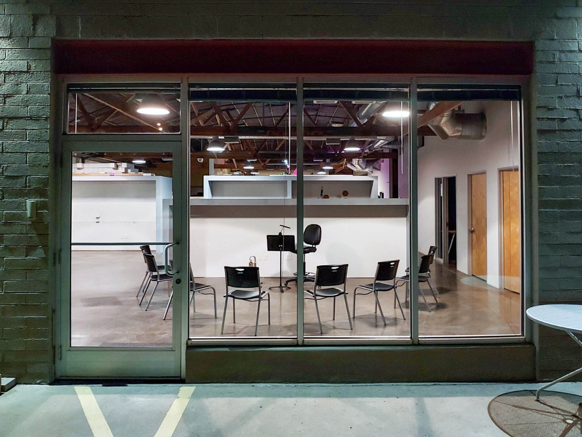 Ready for the band to show up.