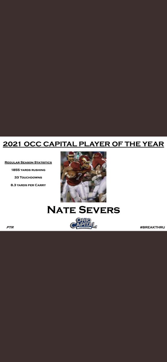 Great year, with a great group of guys! 

Full season stats: (13 games)
Rush Attempts: 311
Rush yards: 2313
Yards per rush: 7.4
Rushing TD’s: 34 
Catches: 22
Receiving yards: 260
Receiving TD’s: 3
Total yards: 2573 
1 KOR TD
Total TD’s: 38

Film: 
hudl.com/v/2GB5A2