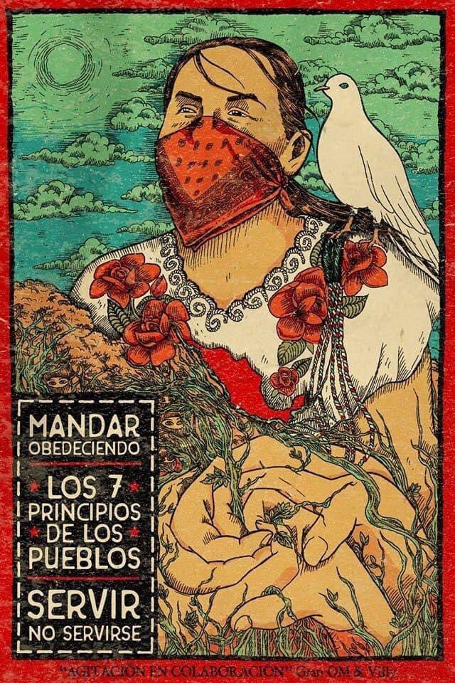 zapatismochile's tweet photo. Que los parásitos del poder, quienes nutren el mal gobierno, dejen los reflectores y entreguen sus puestos. Hoy más que nunca, el principio Zapatista de servir y no servirse nos tiene que hacer sentido. #KarinaOliva https://t.co/bhv1N4i3jV