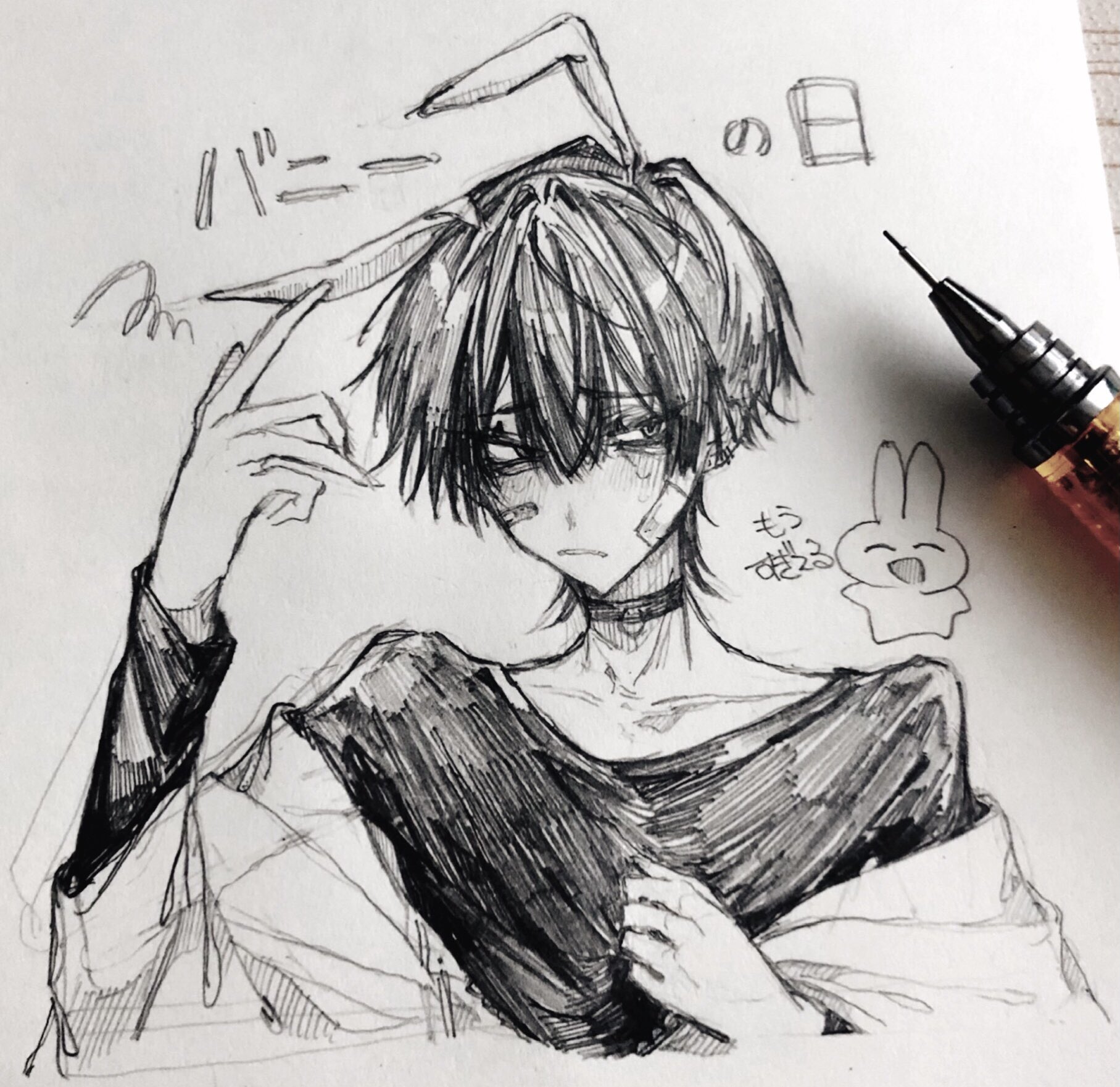 З*А様 オリジナル手描きアナログイラスト 42 З*А様 オリジナル手描きアナログイラスト 42 最近流行ってる回る