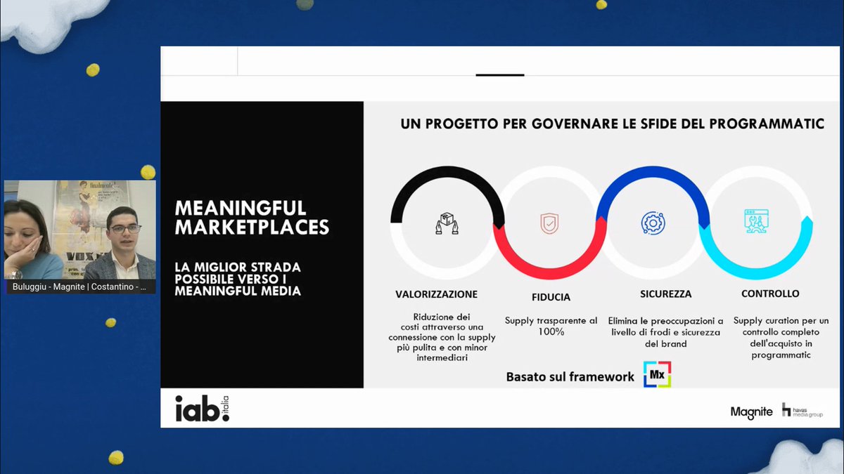 tania_surace's tweet photo. 🗣️
Cosa vuole il mercato? Il mercato chiede soprattutto maggiore trasparenza e costi più bassi ed ecco come @havas  soddisfa i clienti con questi quattro fattori.
#IABforum2021 #BackToHumans @IABItalia https://t.co/NNNMmvz0CI