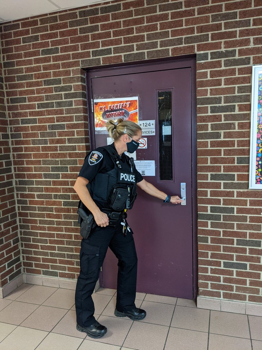 Successful lockdown drill at Catholic Central High School this morning. Great job staff and students! #lockyourdoors @CCHcomets @WECDSB