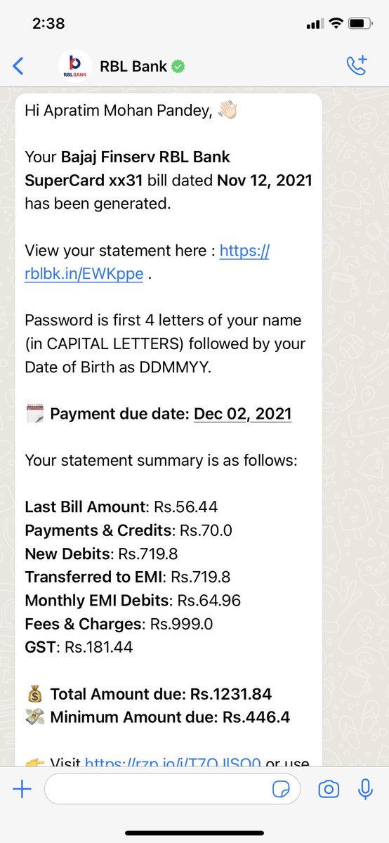 Apratim1996's tweet photo. @RBLBankCares @rblbank  continually mailing them to close my credit card instead of closing they are debiting money shame on @rblbank @RBI https://t.co/vrio8Oqpdd