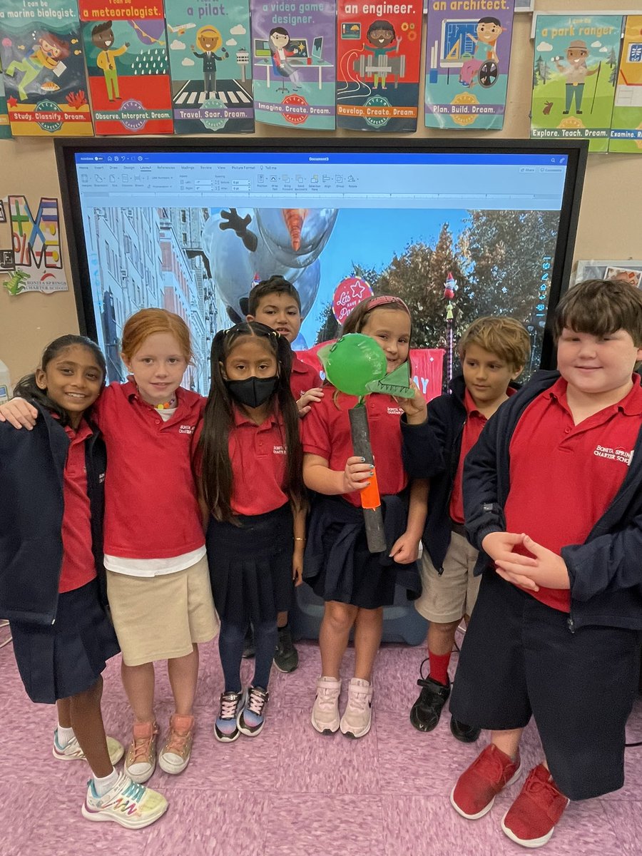 MsEhlisawesome's tweet photo. Balloons over Broadway! Read the book, designed the balloons, and created the balloons. The energy, engagement and success for the activity is powerful. #stem #science #balloonsoverbroadway @BonitaCharter @CSUSAJonHage @CSUSAhq https://t.co/bBgXIHwhFM