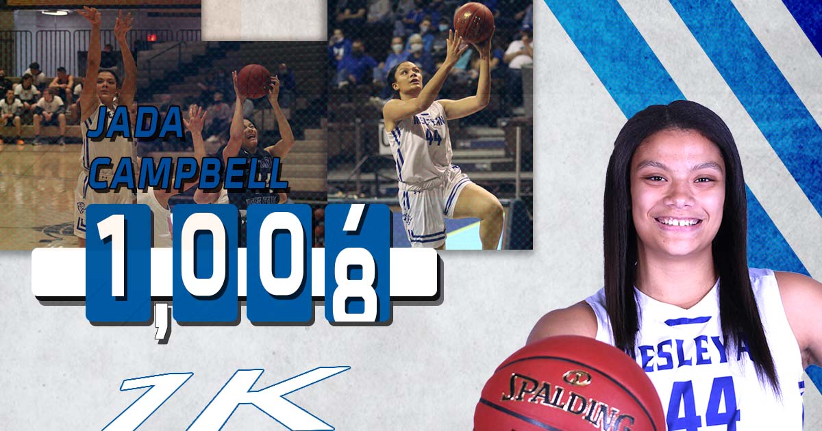 dwusports's tweet image. 1⃣,0⃣0⃣0⃣ and Counting 📈 

Congratulations to Jada Campbell of @DWUWBB  on surpassing 1,000 points and 800 rebounds in her collegiate career last night. Campbell finished the night with a season-high 25 points and 13 rebounds. 

#BleedBlue | #EarnYourStripes