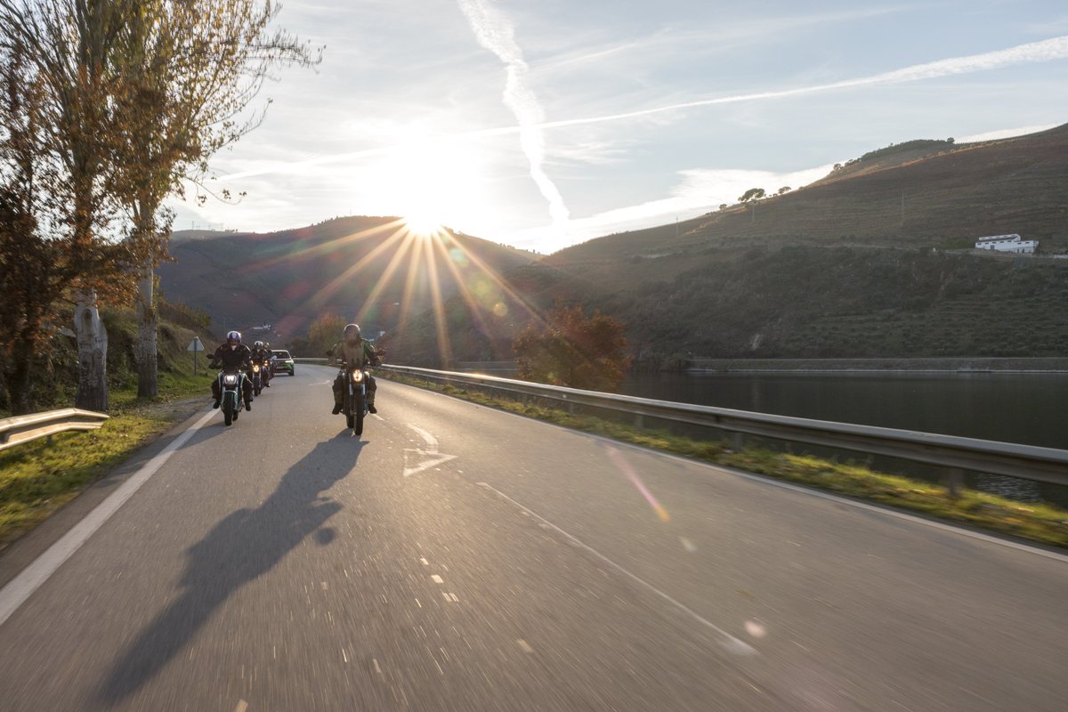 visitportugal's tweet photo. Itยดs time to hit the road again๐. #Rout_e is a project based on the importance of #environmental awareness, and one of the most surprising and #sustainable ways to get to know #Portugal is trough a #electric #motorbike ๐. #visitportugal #visitportoandnorth #VisitPortugal 1/3 https://t.co/KbDBBLktc4