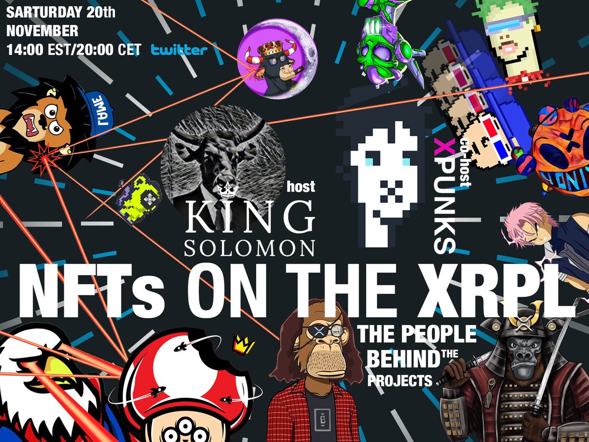 XPUNKNFTs's tweet photo. Let's show all other blockchains how it is done. Overall, we are still the #XRPCommunity. Education over competition. We will disrupt the space together. Great initiative from @XRP_OWL. Big shout out to him. An honor to co-host with this legend. https://t.co/htHArxWK0B