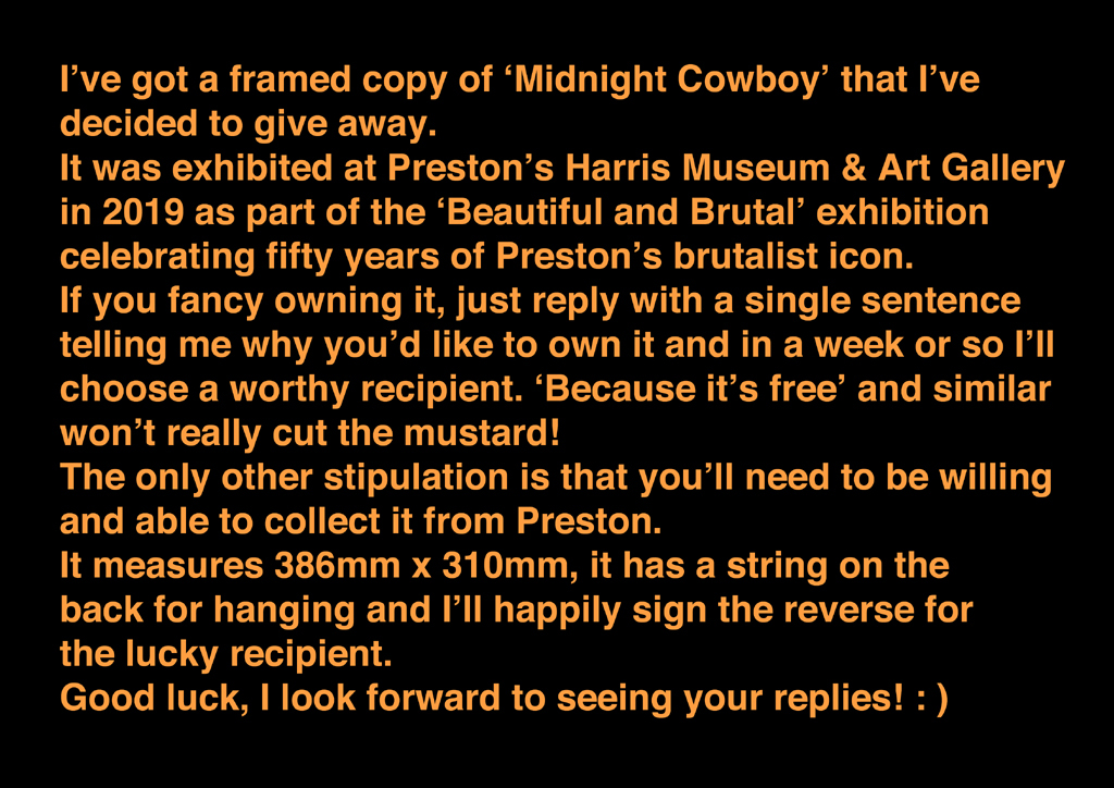 Fancy a free framed picture featuring Preston’s famed bus station?
Then read on!