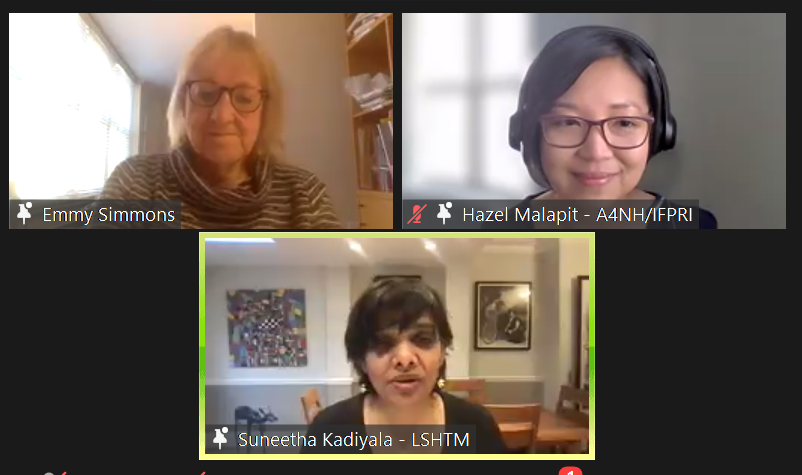 @WUR @IngeBrouwer @Gain @GAINalliance @A4NH_CGIAR @NamukoloC @iaas_unibadan Looking ahead...what are the priorities for #agriculture #nutrition & #health research? @HMalapit , Emmy Simmons @Glo_PAN & Suneetha Kadiyala @LSHTM_Planet share their thoughts.