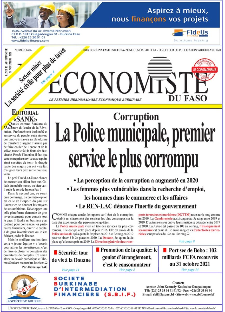 TaxJusticeAfric's tweet photo. Outre Nairobi et Kigali, on note la présence de 2 places financières en Afrique du Sud et en Ile Maurice. Mais rapportent-elles les bénéfices espérés? Lisez cet article d'@eliekabore #LEconomisteDuFaso pour en savoir plus ▶️https://t.co/siFRBFsCrW
#MakeIFCsWorkForUs https://t.co/kvx0oIfi5F
